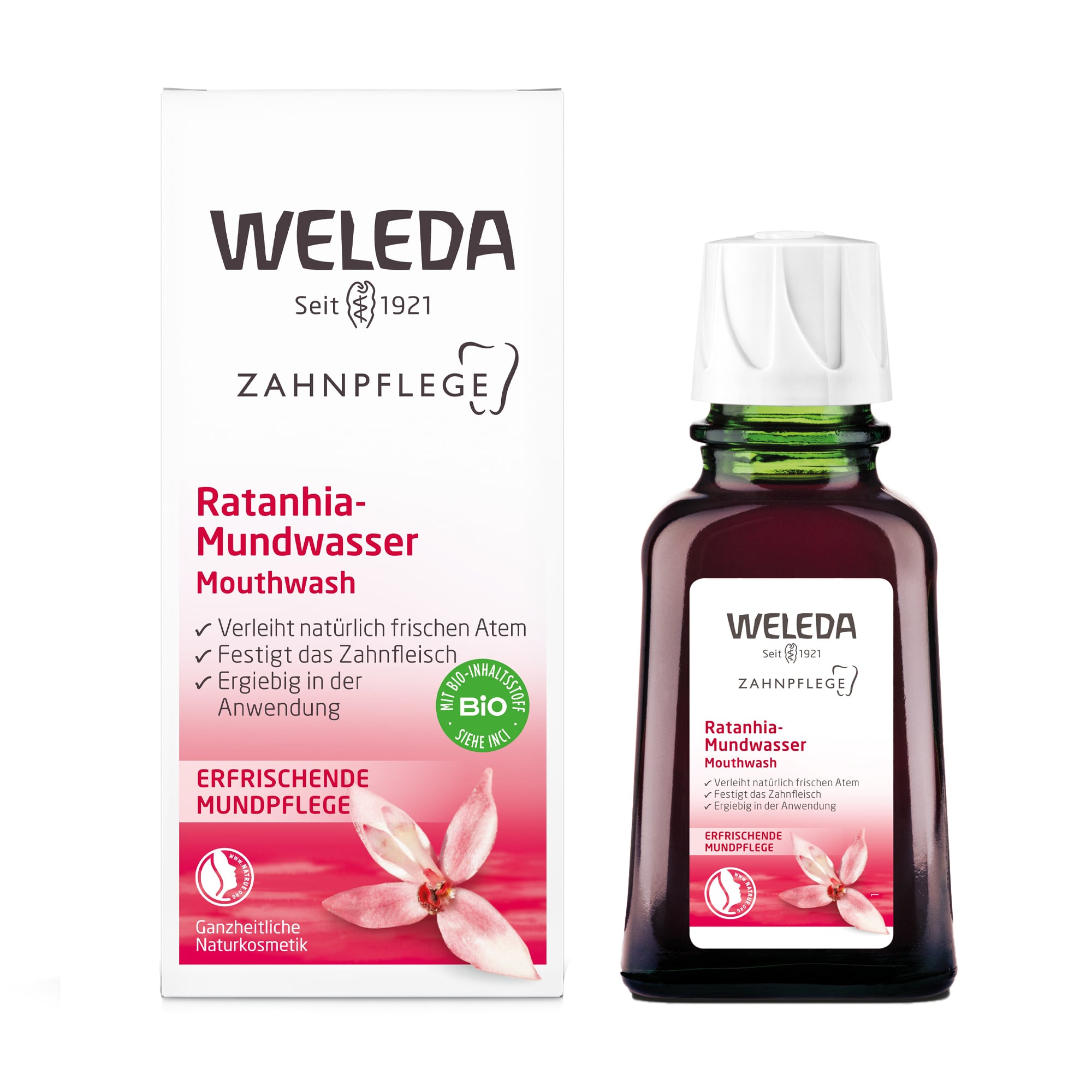 Уцінка! Зубний еліксир Weleda Ratanhia Mouthwash Ратанія, 50 мл